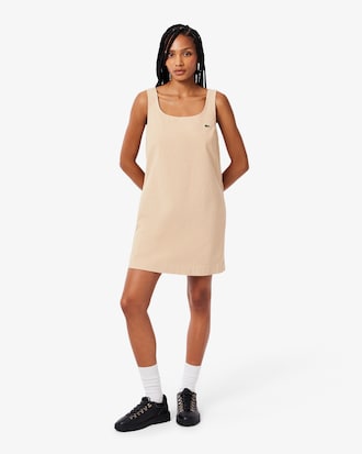 Sleeveless Corduroy Dress