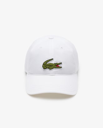 Crocodile Badge Cotton Twill Cap