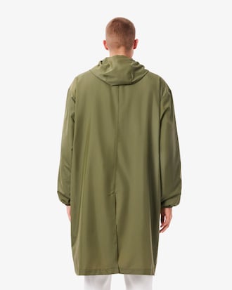 Long Packable Water-Repellent Parka