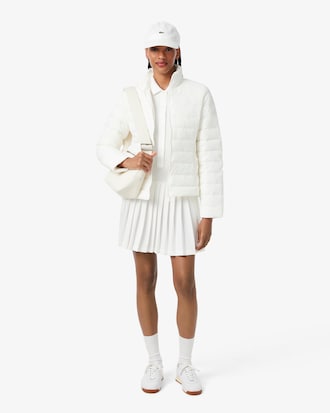 Water-Repellent Quilted Puffed Jacket