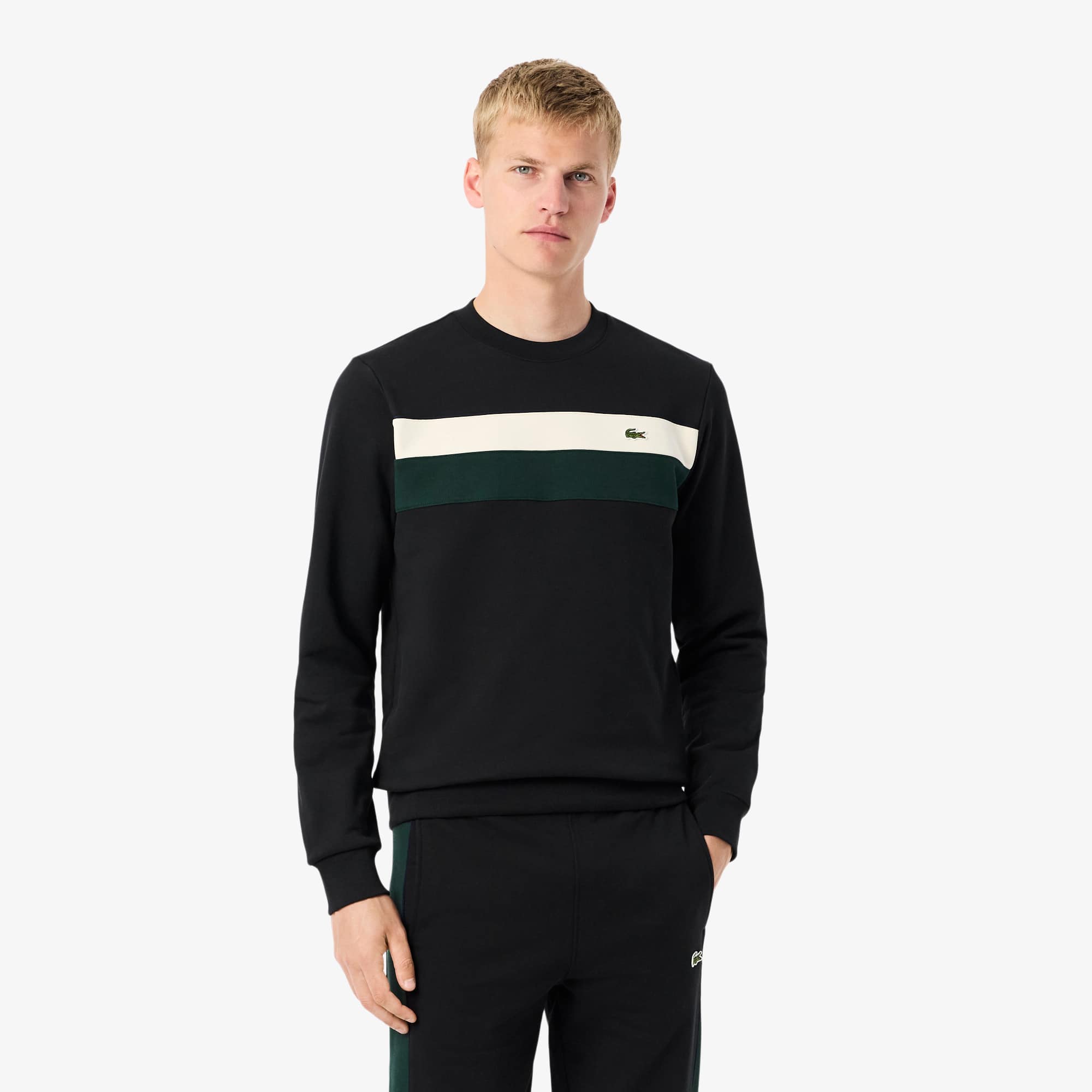 Colour-Block Fleece Sweatshirt - Men's Sweatshirts - New In 2026