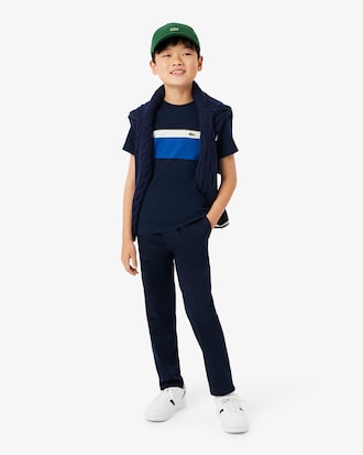 Cotton Colour-Block T-shirt