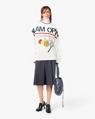 Runway Long Sleeved Tennis Print T-shirt
