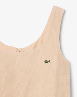 Sleeveless Corduroy Dress