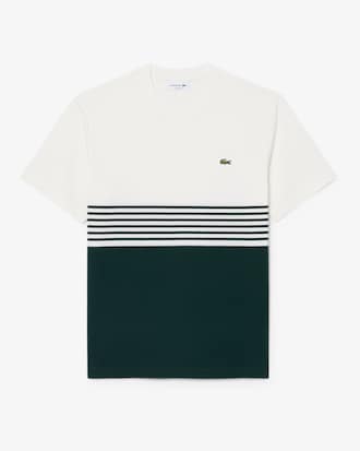 Striped Jersey Colour-block T-shirt