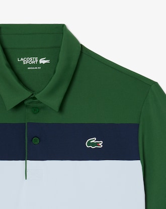 Regular Fit Colour-Block Golf Polo Shirt