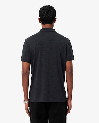 Regular Fit Wool Blend Jersey Polo Shirt