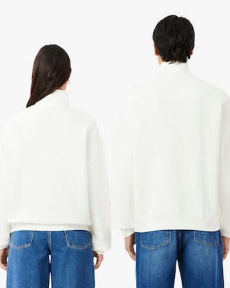 Heavy Fleece Zipper Neck Sweatshirt