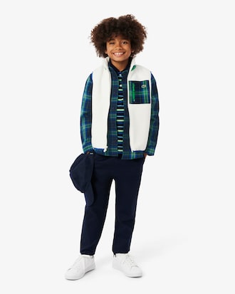 Cotton Twill Plaid Shirt