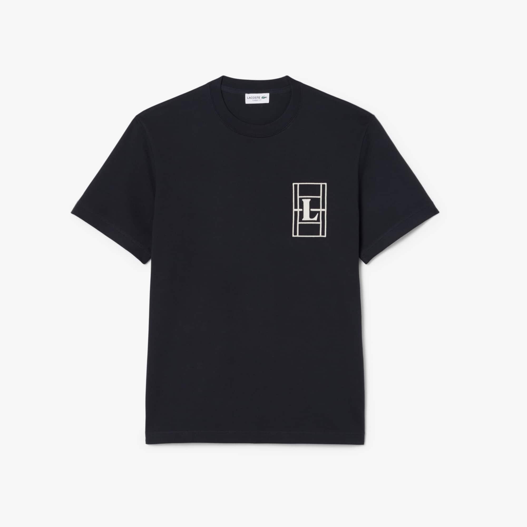 Embroidered Heavy Jersey T-shirt - Men's t-shirts - New In 2026