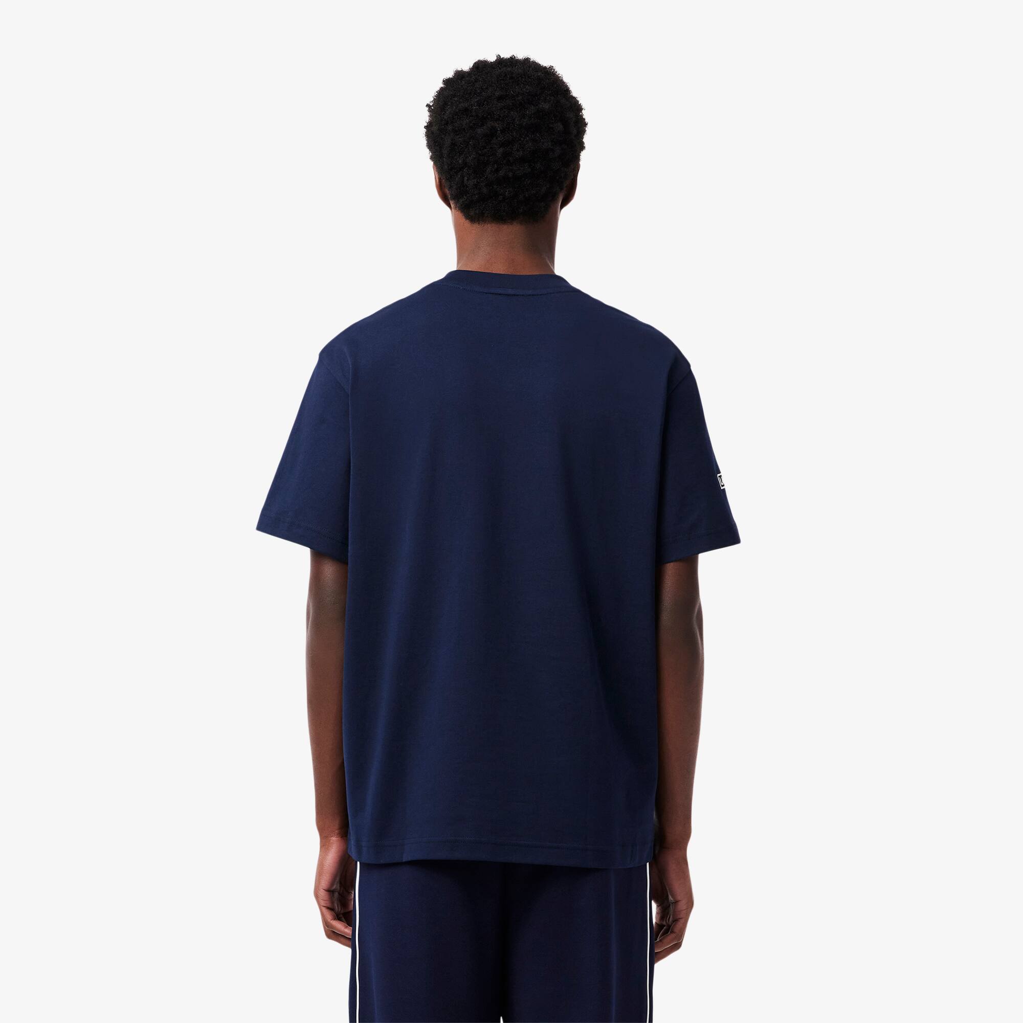 Lacoste スホティメッシュティテルTシャツ TH14870 031 Ultra Dry Badge Accent Tennis Heritage Polo Shirt - Men's