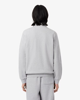 Zipped Cotton Fleece Sweatshirt