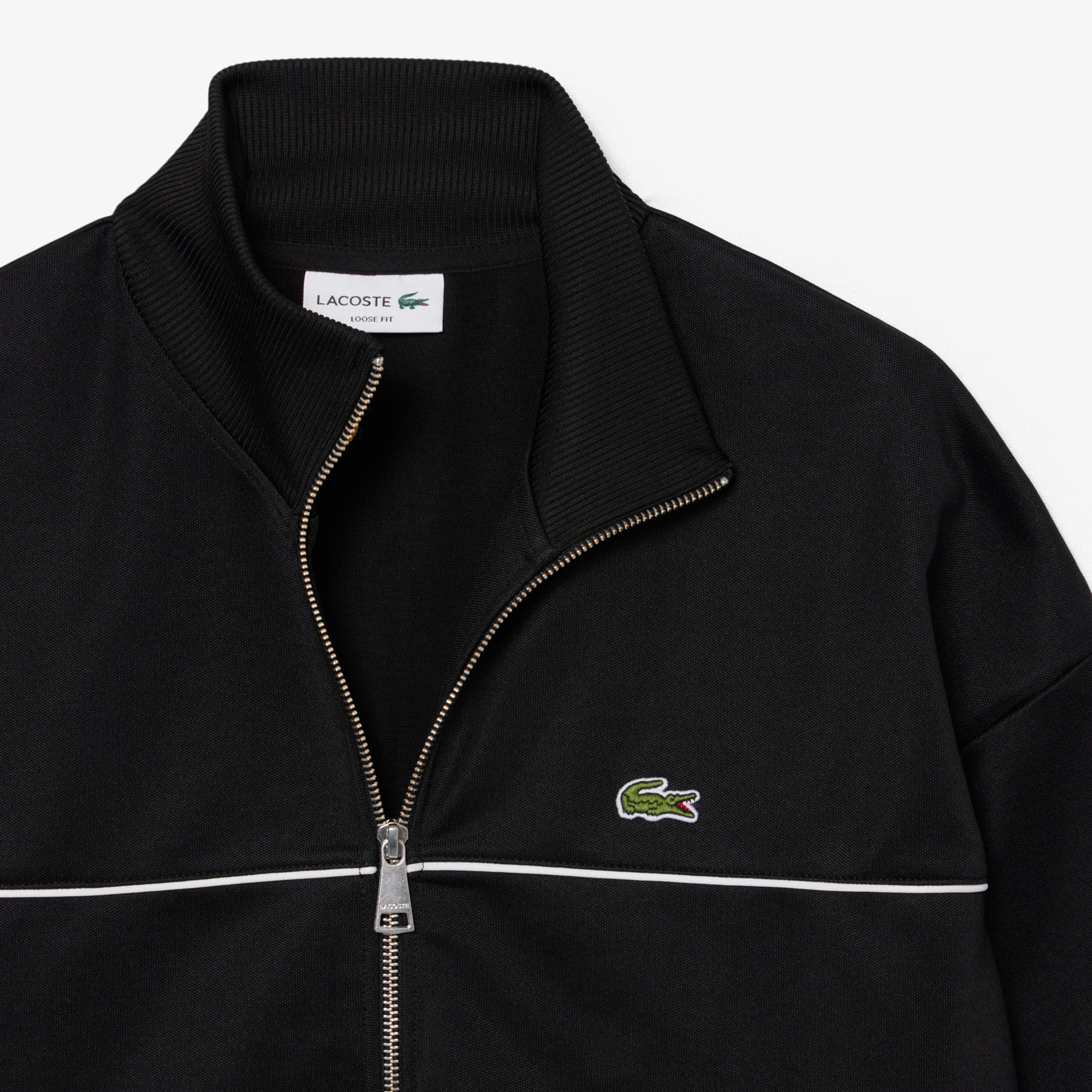 Trim Accent Zipped Sweatshirt - Men's Sweatshirts - New In 2026