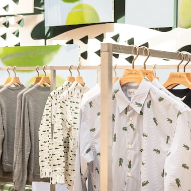 Collaboration between Lacoste x Comme des Garçons Shirt