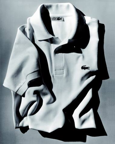 L.12.12 Polo Shirt photographed by Irving Penn, 1986 (c) Irving Penn