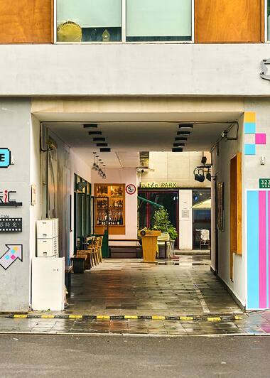 Lacoste pop-up store in Shanghai for the Summer 2023 collection.