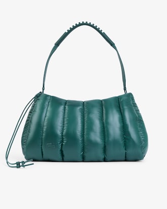 Runway Glossy Padded Nylon Purse