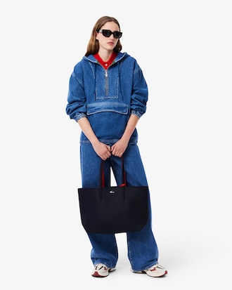 Anna Reversible Tote with Pouch