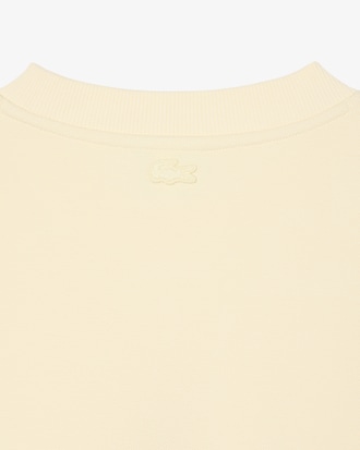 Double Face Piqu&eacute; Badge Sweatshirt