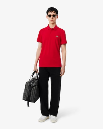 Regular Fit Cotton Blend Polo Shirt