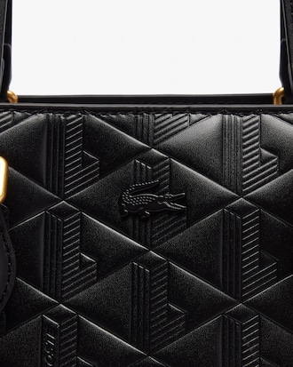 Maheki Embossed Leather Tote
