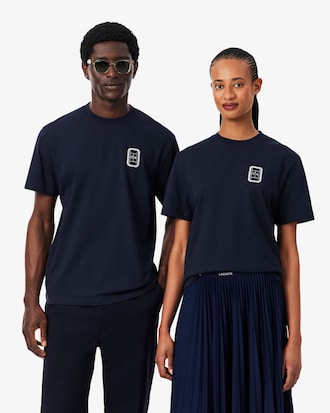 Tennis Print Cotton Jersey T-shirt
