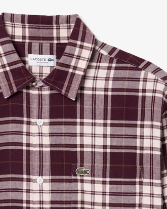 Regular Fit Plaid Flannel Shirt