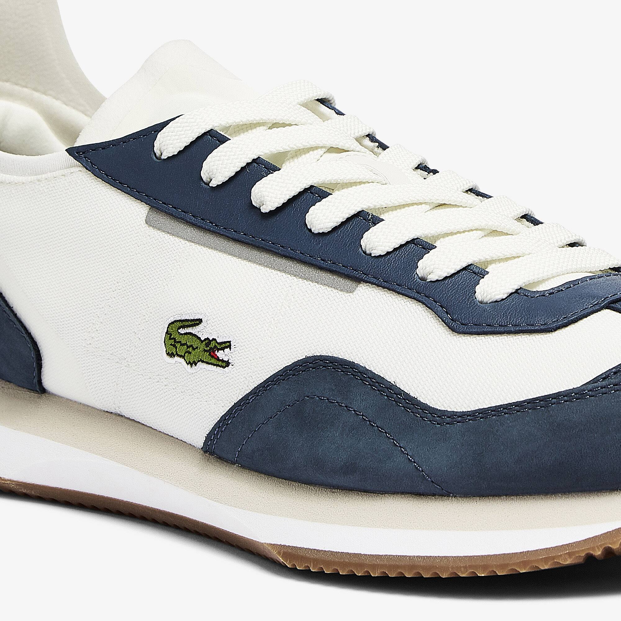 lacoste blue trainers