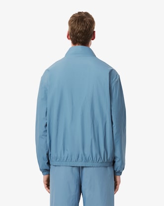 Water-Repellent Hooded Track Jacket