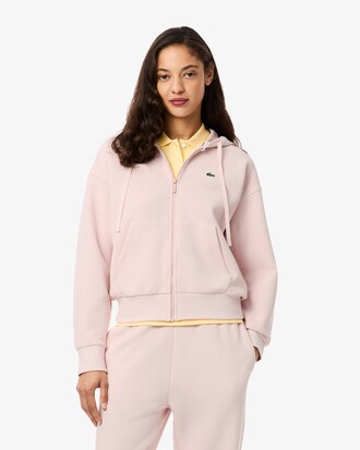 Zipped Piqu&eacute; Hoodie