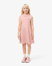 Sleeveless Stretch Piqué Polo Dress