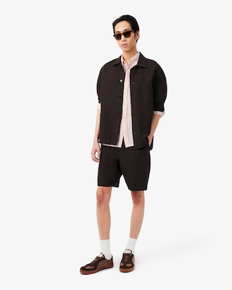 Regular Fit Striped Linen Shirt