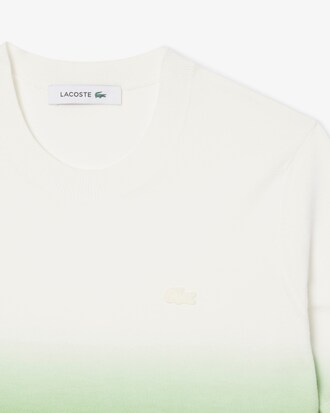 Short Sleeved Ombré Effect Sweater