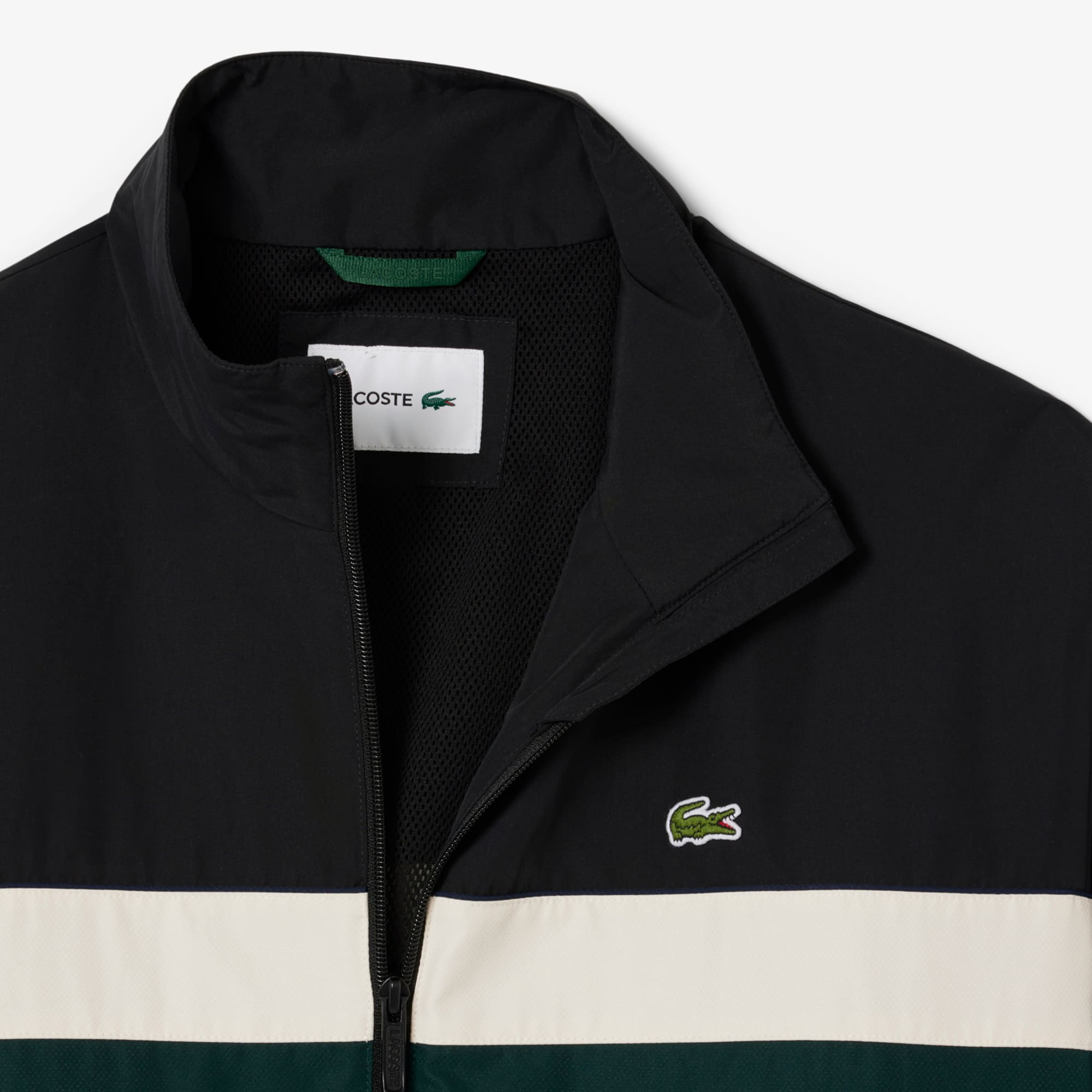 Colour-Block Water-Repellent Track Jacket - Men's Jackets & Coats