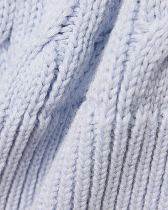 Cable Knit Cotton Sweater Vest