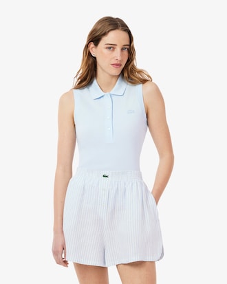Slim Fit L.12.D Sleeveless Stretch Polo Shirt