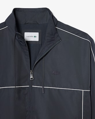 Water-Repellent Trim Accent Track Jacket