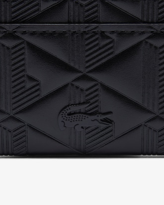Maheki Embossed Leather Card Holder