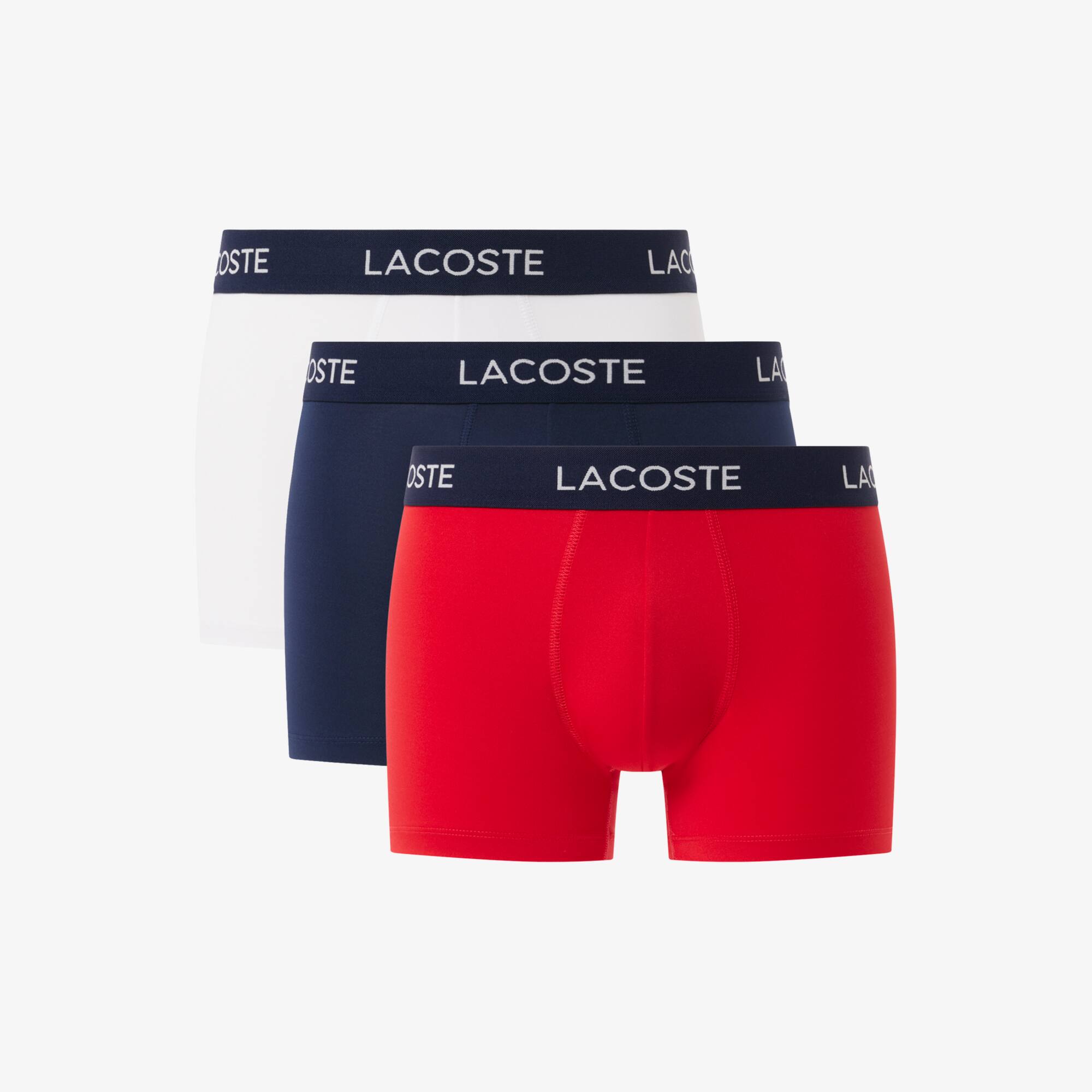 Lacoste Men’s Microfiber Trunk 3-Pack. 1