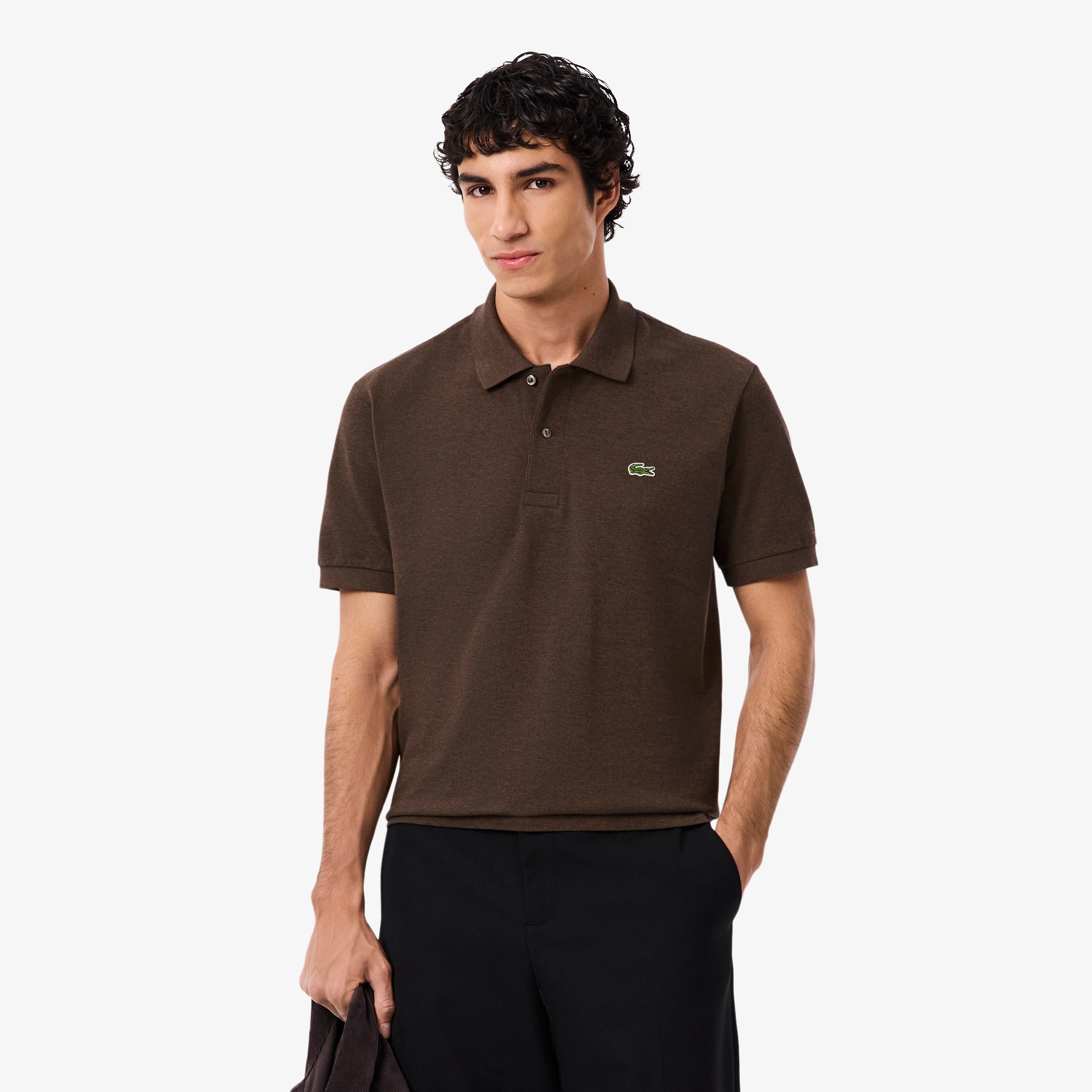 Classic Fit L.12.12 Marl Polo Shirt - Men's Short Sleeves Polo