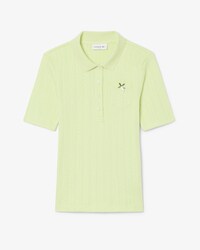 Slim Fit Pointelle Branded L.12.D Polo Shirt