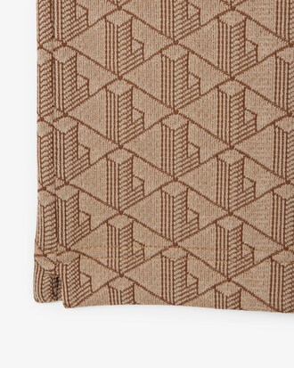 Classic Fit Monogram Jacquard Polo Shirt