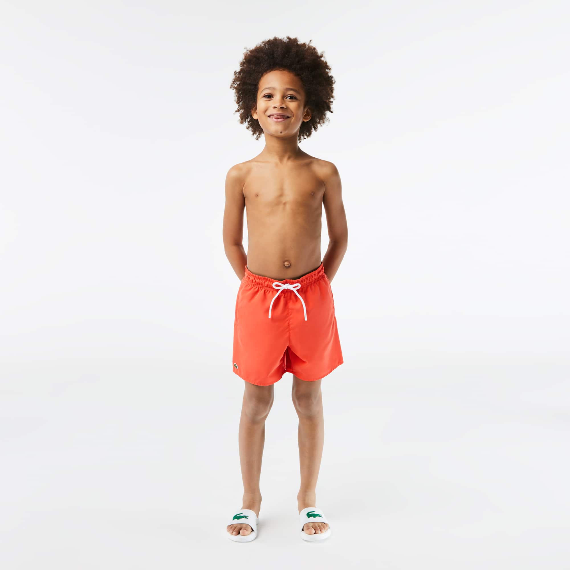 Boys Quick Dry Solid Swim Shorts Boys Swimwear 2 8 years