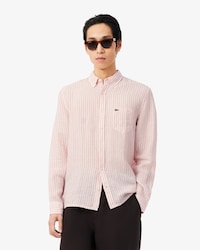 Regular Fit Striped Linen Shirt