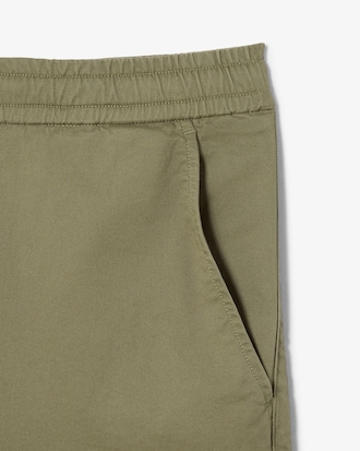 Regular Fit Stretch Cotton Shorts