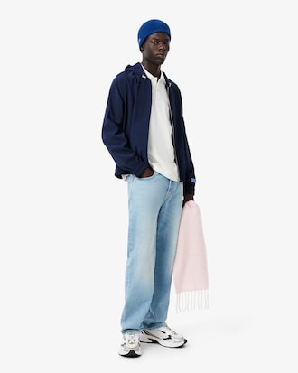 Rib Knit Brushed Wool Beanie