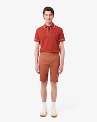 Slim Fit Stretch Cotton Chino Shorts