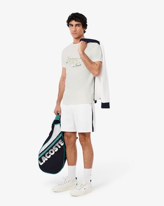 René Lacoste Print Tennis Heritage T-shirt