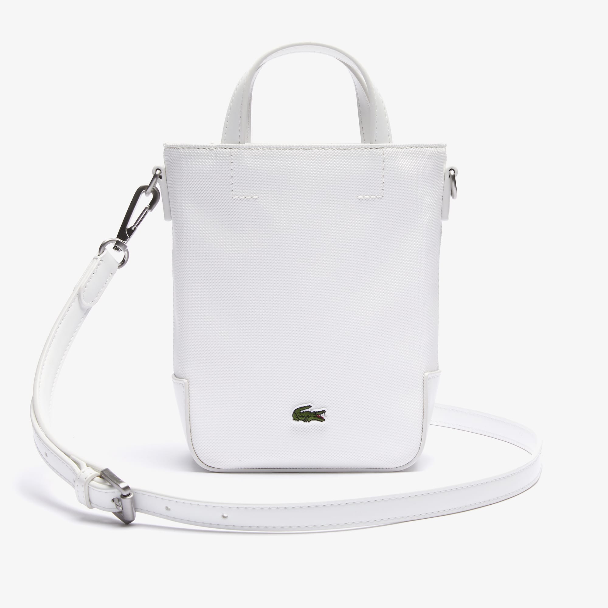 Lacoste Women’s Piqué Resort Small Piqué Canvas Tote Bag. 1