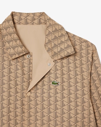 Reversible Bi Material Monogram Jacket